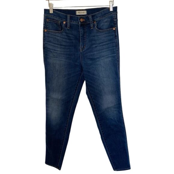 Madewell 10" High Rise Women's Skinny Ankle Jeans Size 30 (Fit 30"x 28") - Picture 1 of 12